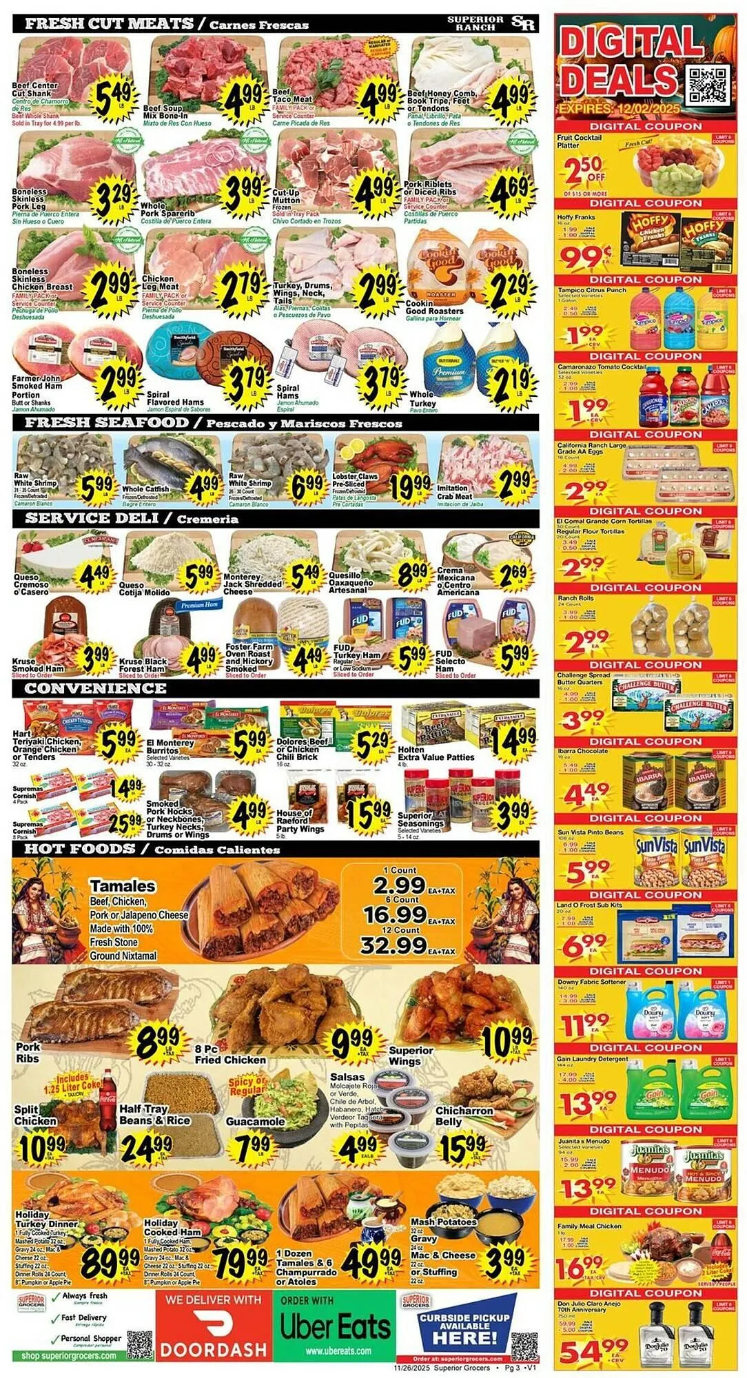 Weekly ad Superior Grocers weekly ad from November 26 to December 2 2025 - Page 3