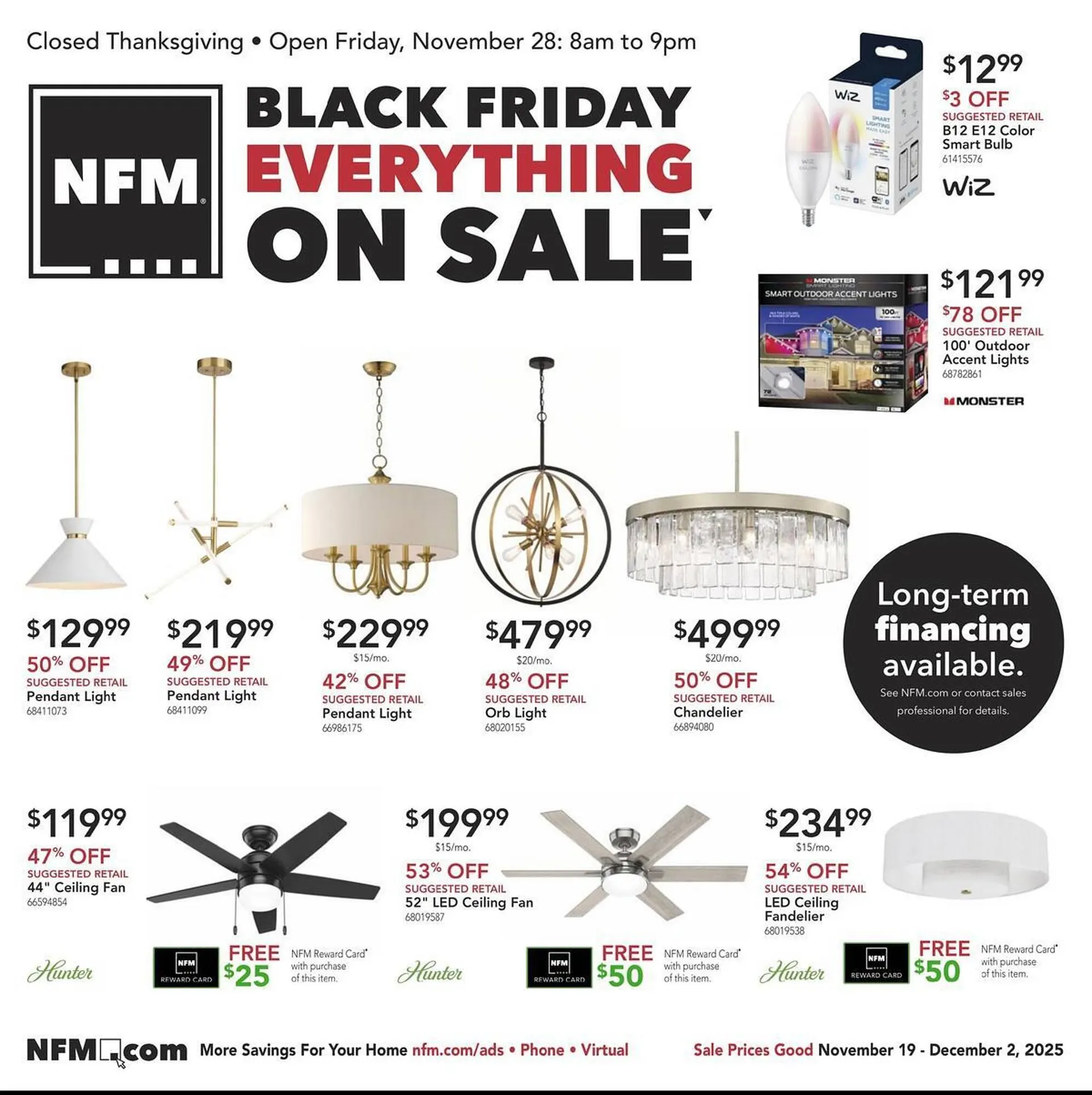 Weekly ad Nebraska Furniture Mart weekly ad from November 19 to December 2 2025 - Page 1