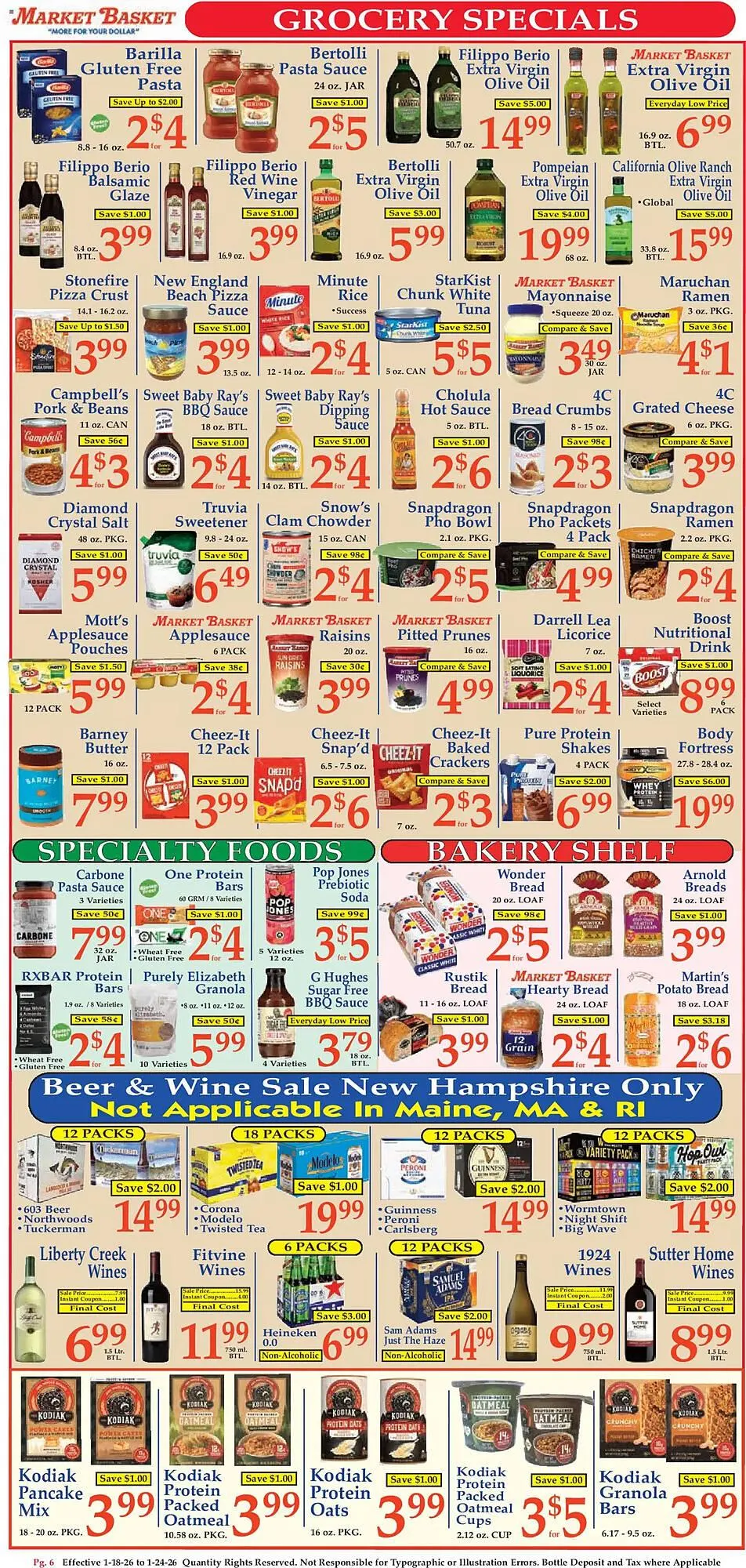 Weekly ad Market Basket weekly ad from January 18 to January 24 2026 - Page 6