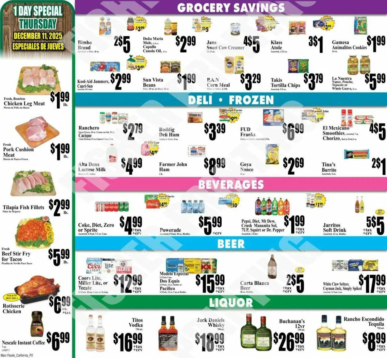 Weekly ad Maxi Foods Current weekly ad from December 10 to December 16 2025 - Page 2