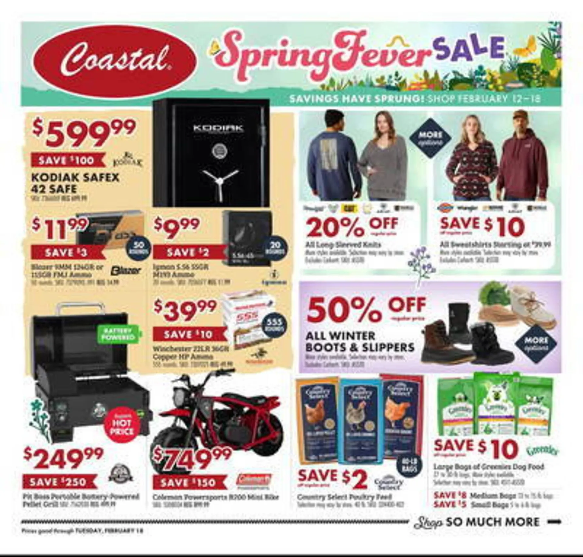 Weekly ad Coastal Farm & Ranch Weekly Ad from February 12 to February 18 2025 - Page 1