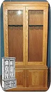 WOODCRAFT Project Paper Plan to Build Large 8 Gun Cabinet - Material Not Included
