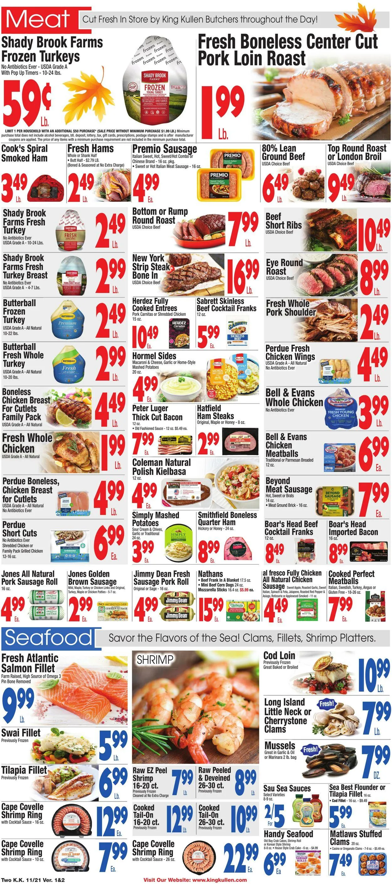 Weekly promotion King Kullen Current weekly ad spanning from November 20 to November 27 2025 - Page 2 for Catalogue 365