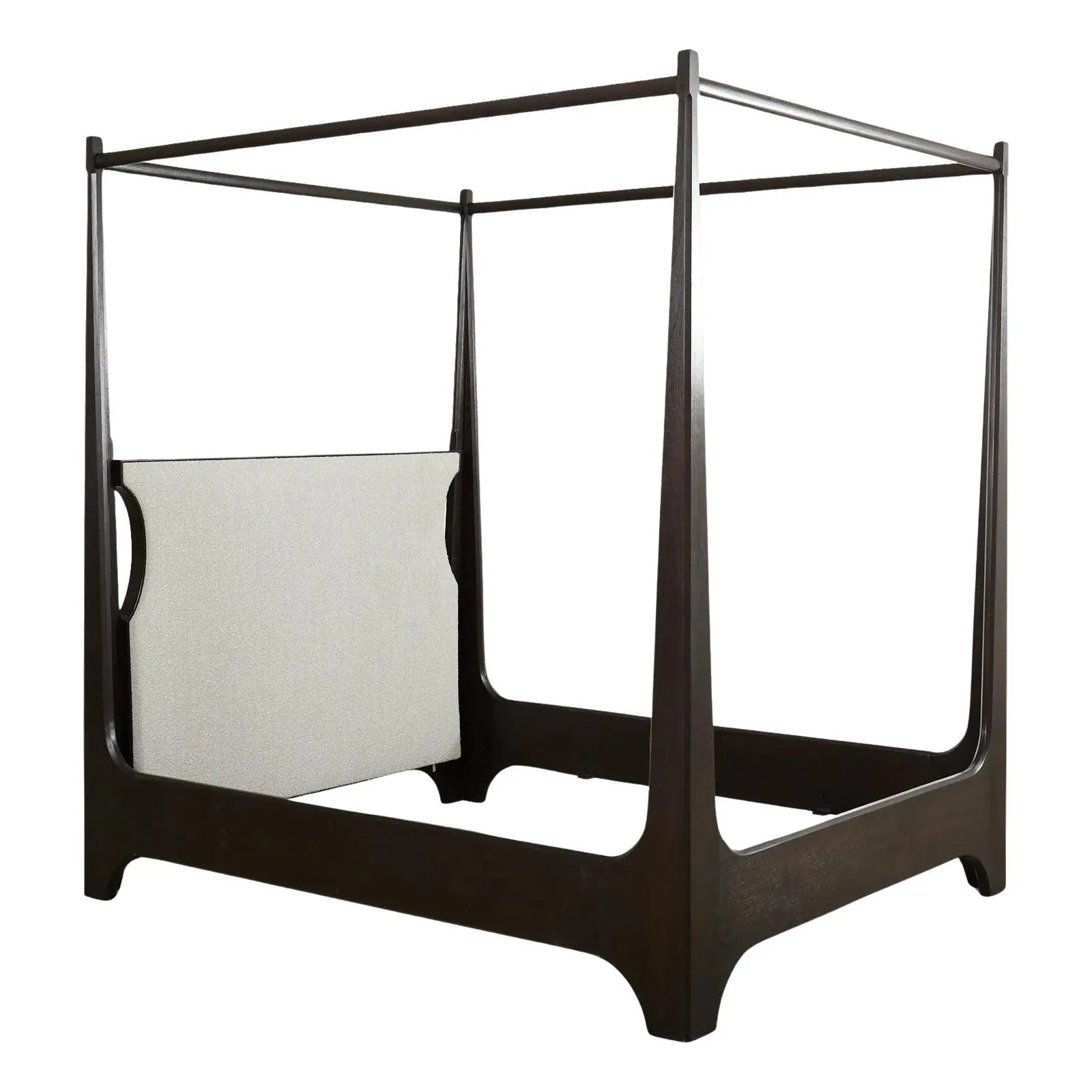 Holly Hunt Sorraia Queen Size Walnut Canopy Bed