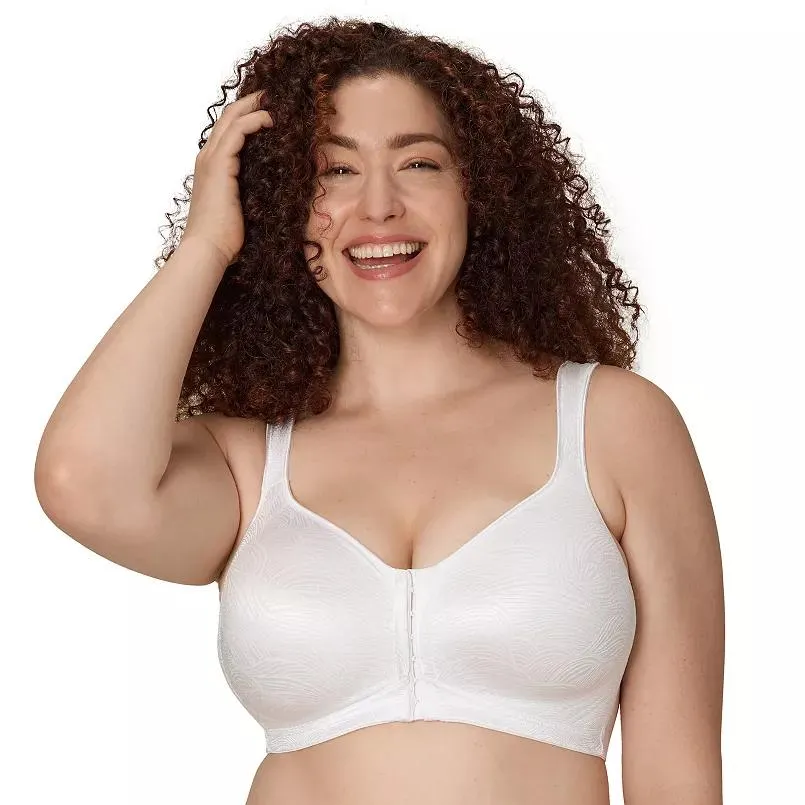 Playtex 18 Hour Front Close Wireless Bra with Back Support E525