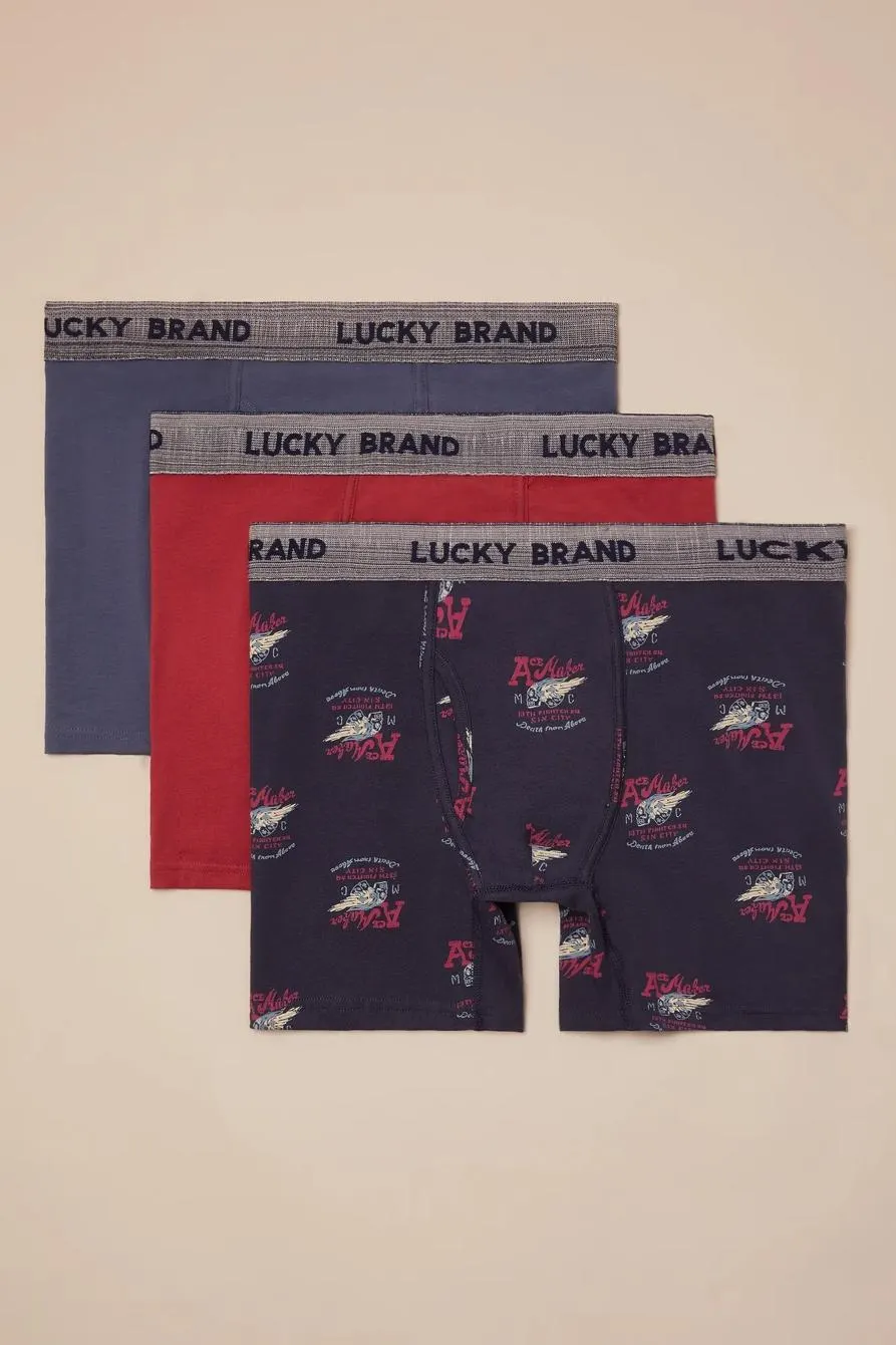 3 pack stretch boxer briefs
