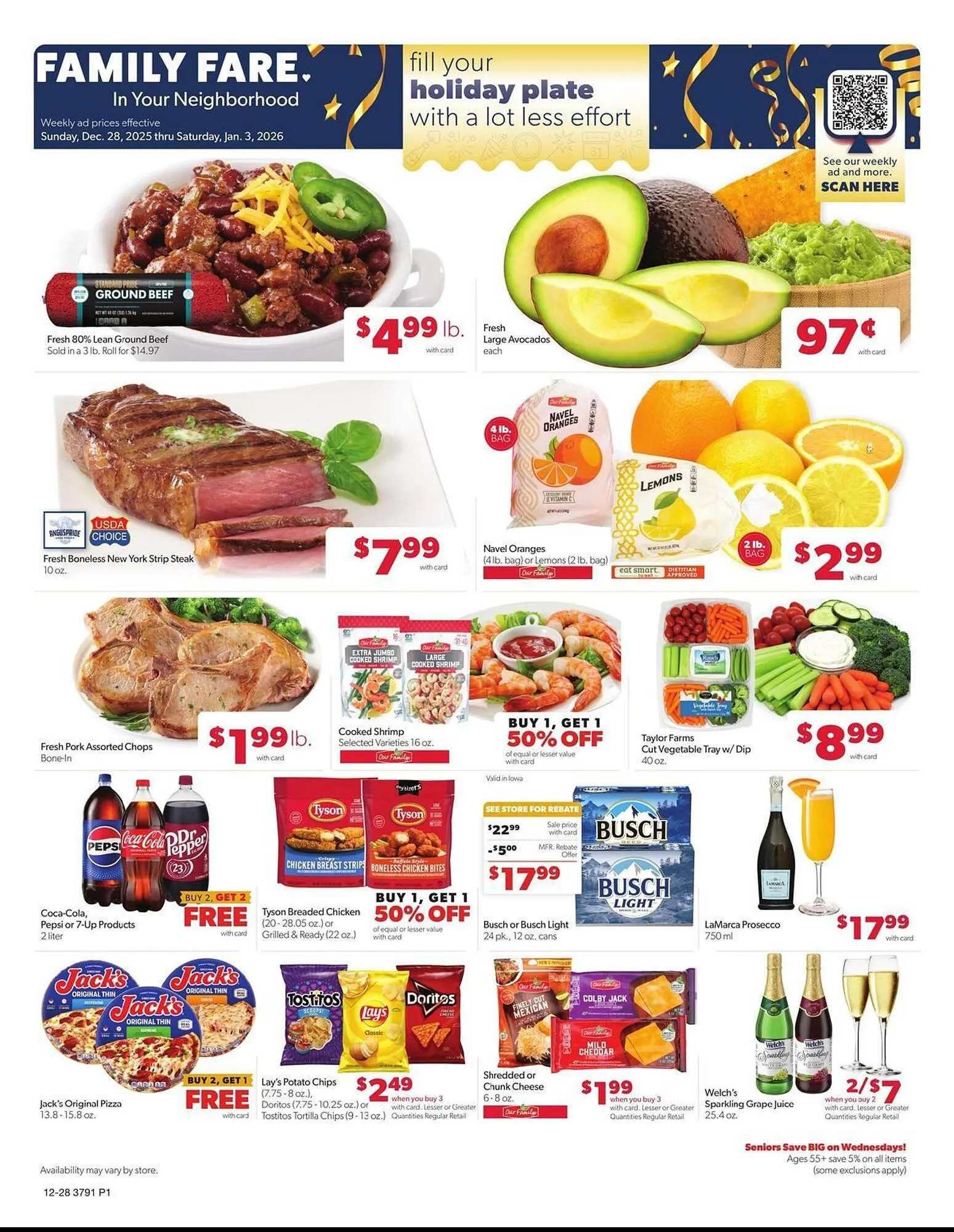 Weekly ad Family Fare weekly ad from December 28 to January 3 2026 - Page 1