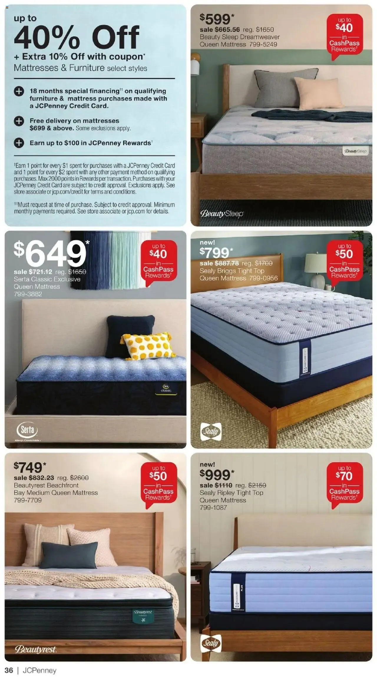 Weekly ad JCPenney Biggest Home Sale of the Season from April 7 to April 27 2025 - Page 35