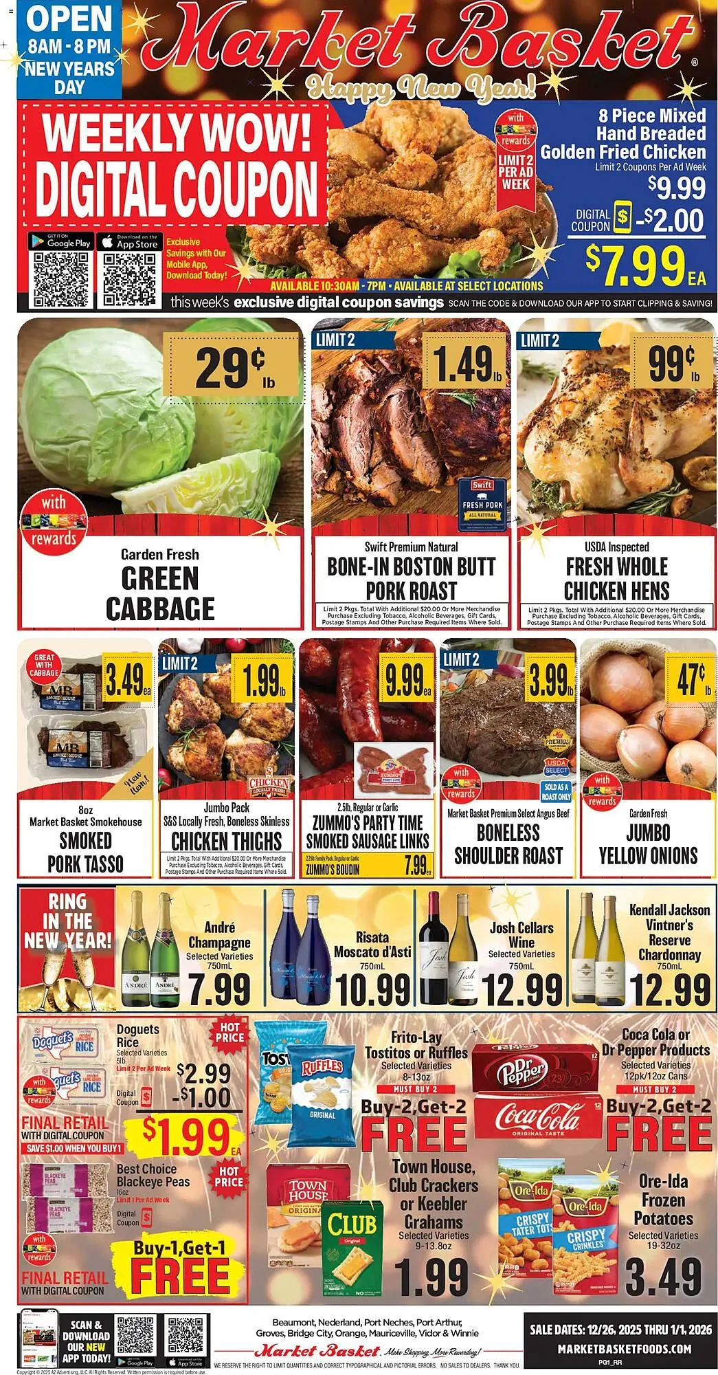 Weekly ad Market Basket weekly ad from December 26 to January 1 2026 - Page 1
