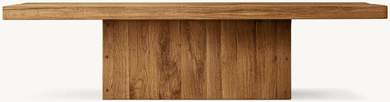 Reclaimed Oak Plinth Coffee Table