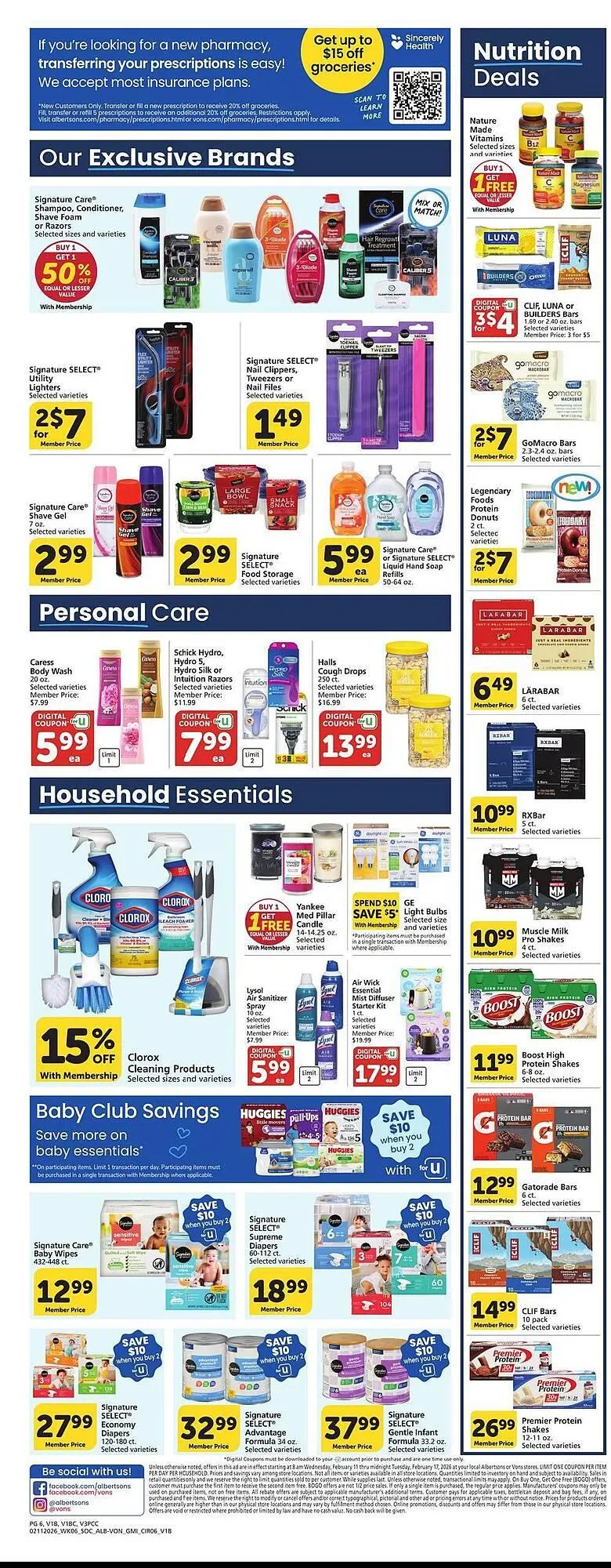 Weekly ad Vons weekly ad from February 11 to February 17 2026 - Page 7