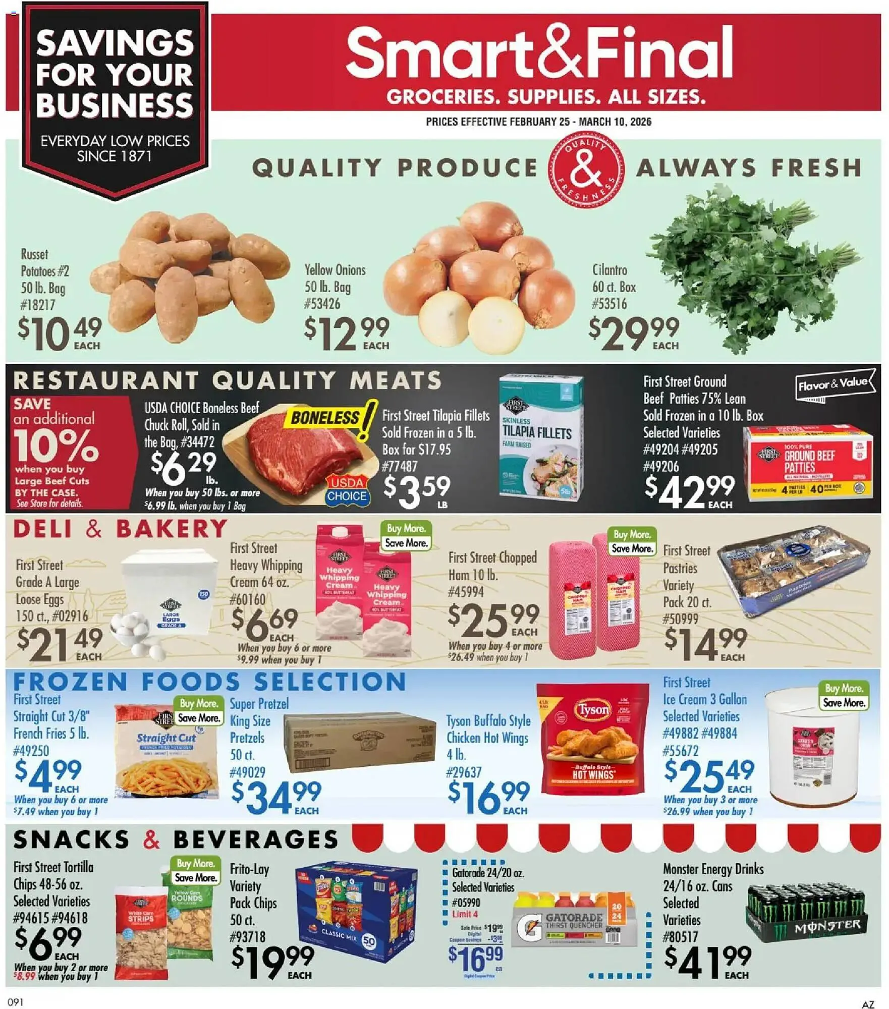 Weekly ad Smart & Final weekly ad from February 25 to March 10 2026 - Page 1