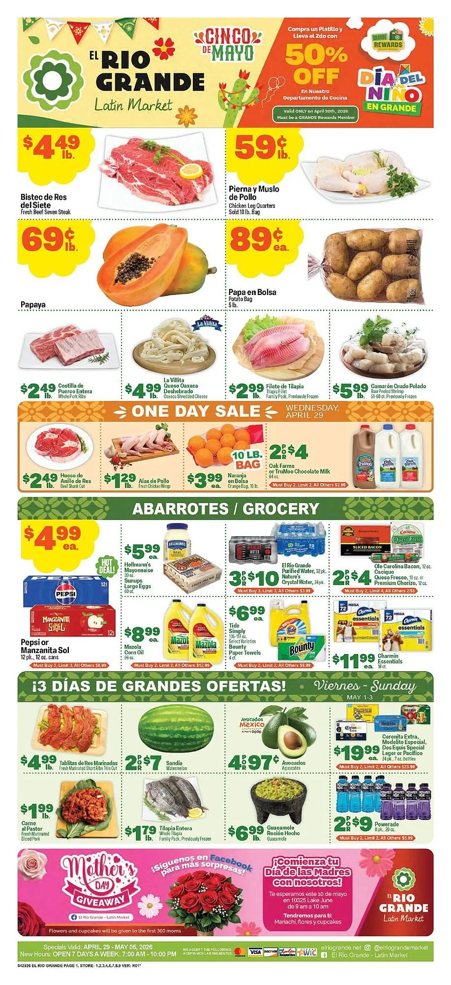 El Rio Grande weekly ad - 1