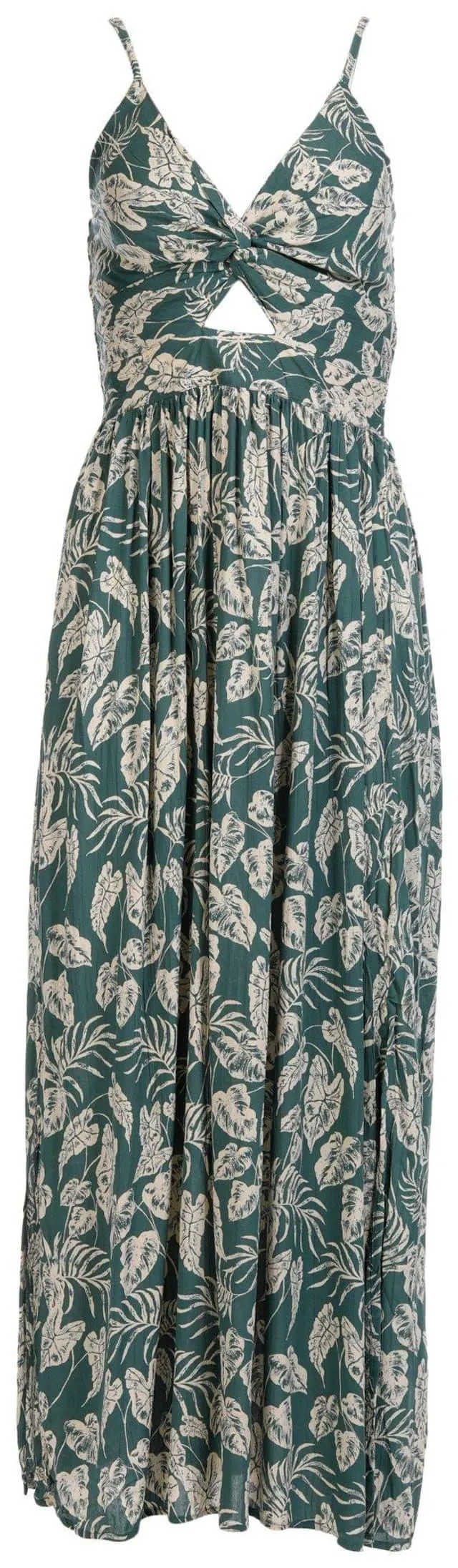 Angie Juniors Sleeveless Front Twist Maxi Dress