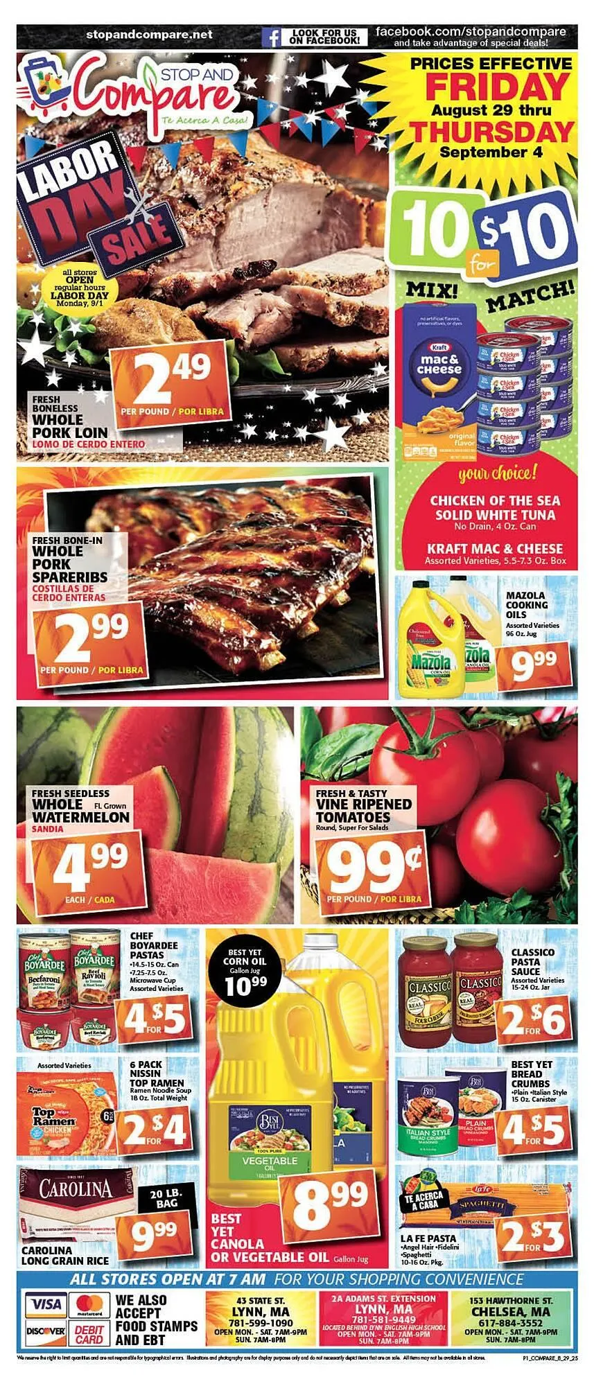 Weekly ad Stop and Compare Markets Weekly Ad from August 29 to September 4 2025 - Page 1