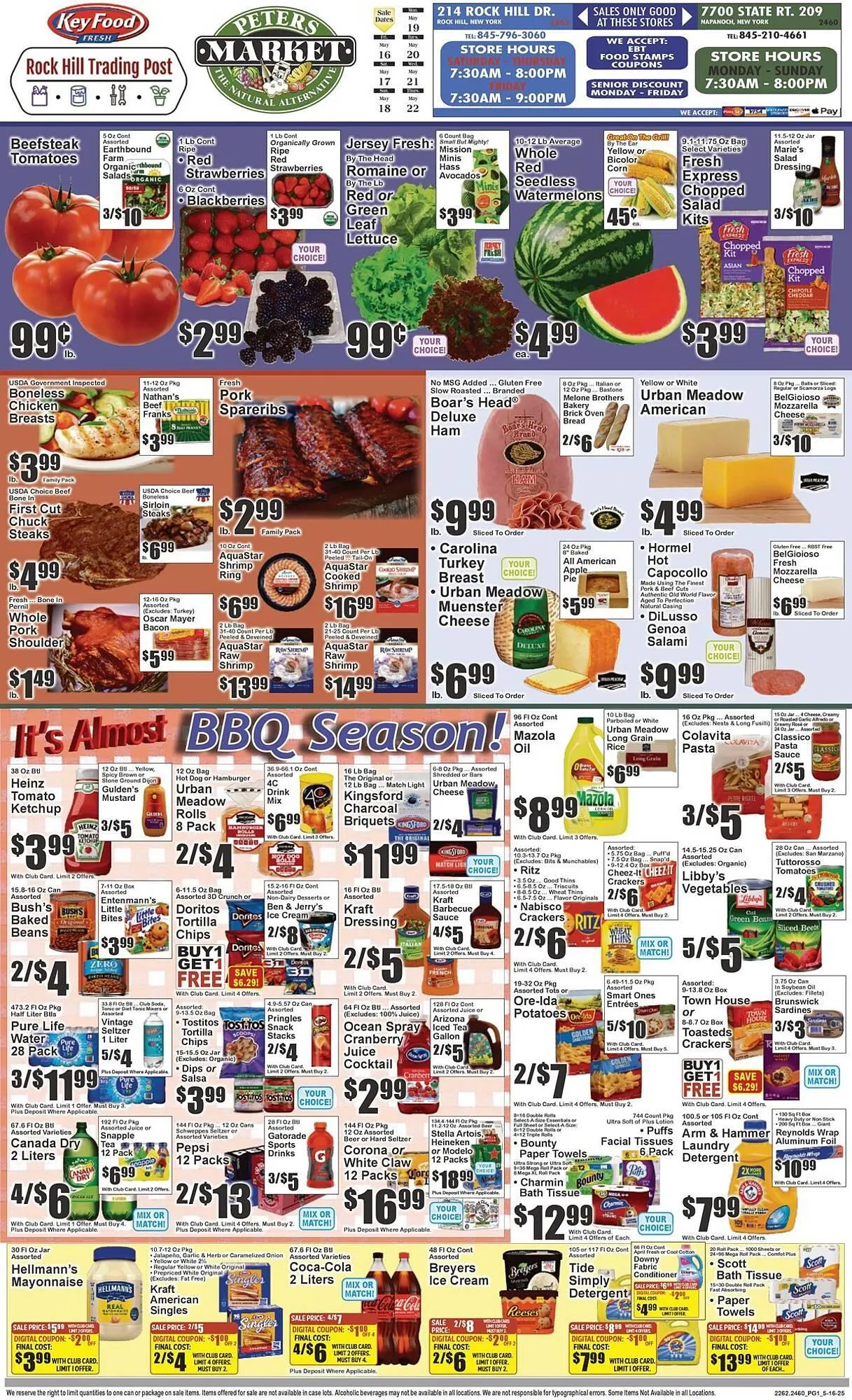 Weekly ad Key Food Weekly Ad from May 16 to May 22 2025 - Page 1
