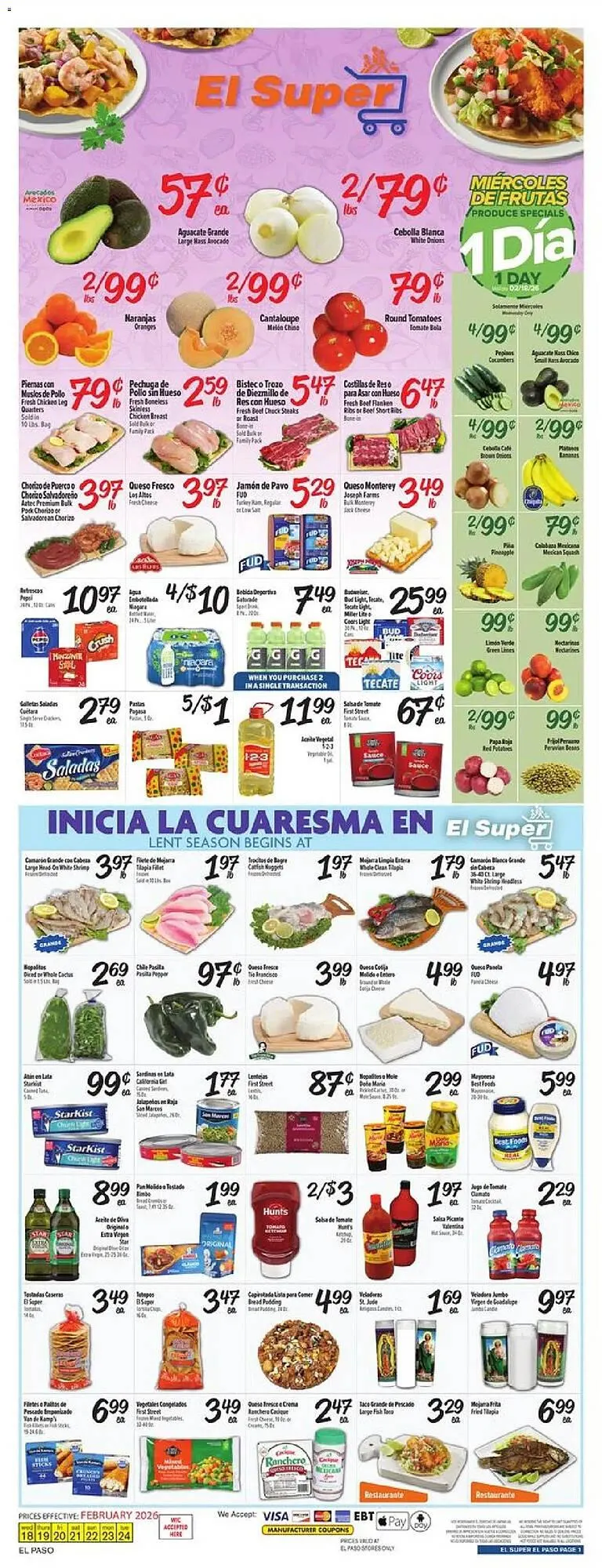 El Super weekly ad - 1