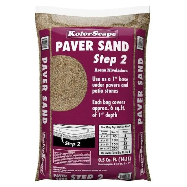 Kolor Scape Step 2 0.5-cu ft Tan/Brown Leveling Paver Sand