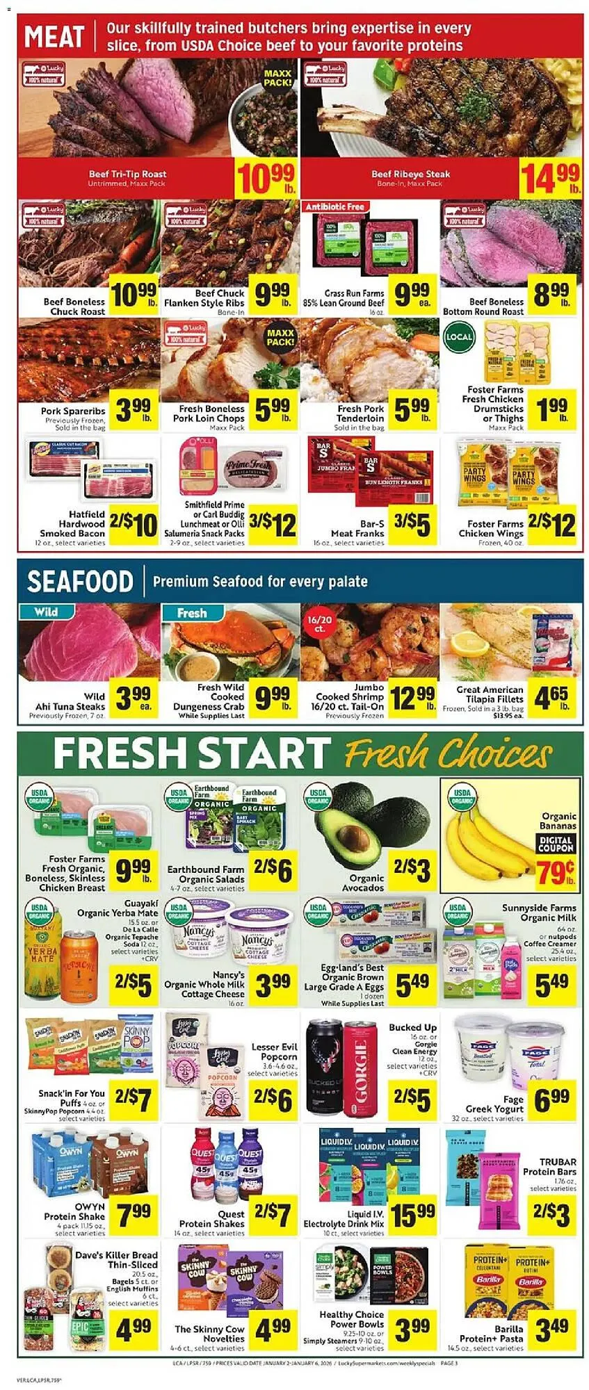 Weekly ad Lucky Supermarkets weekly ad from January 2 to January 6 2026 - Page 3