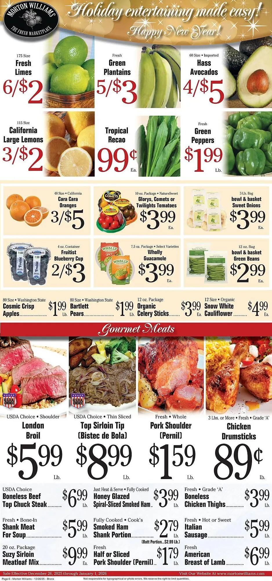 Weekly ad Morton Williams weekly ad from December 26 to January 1 2026 - Page 6
