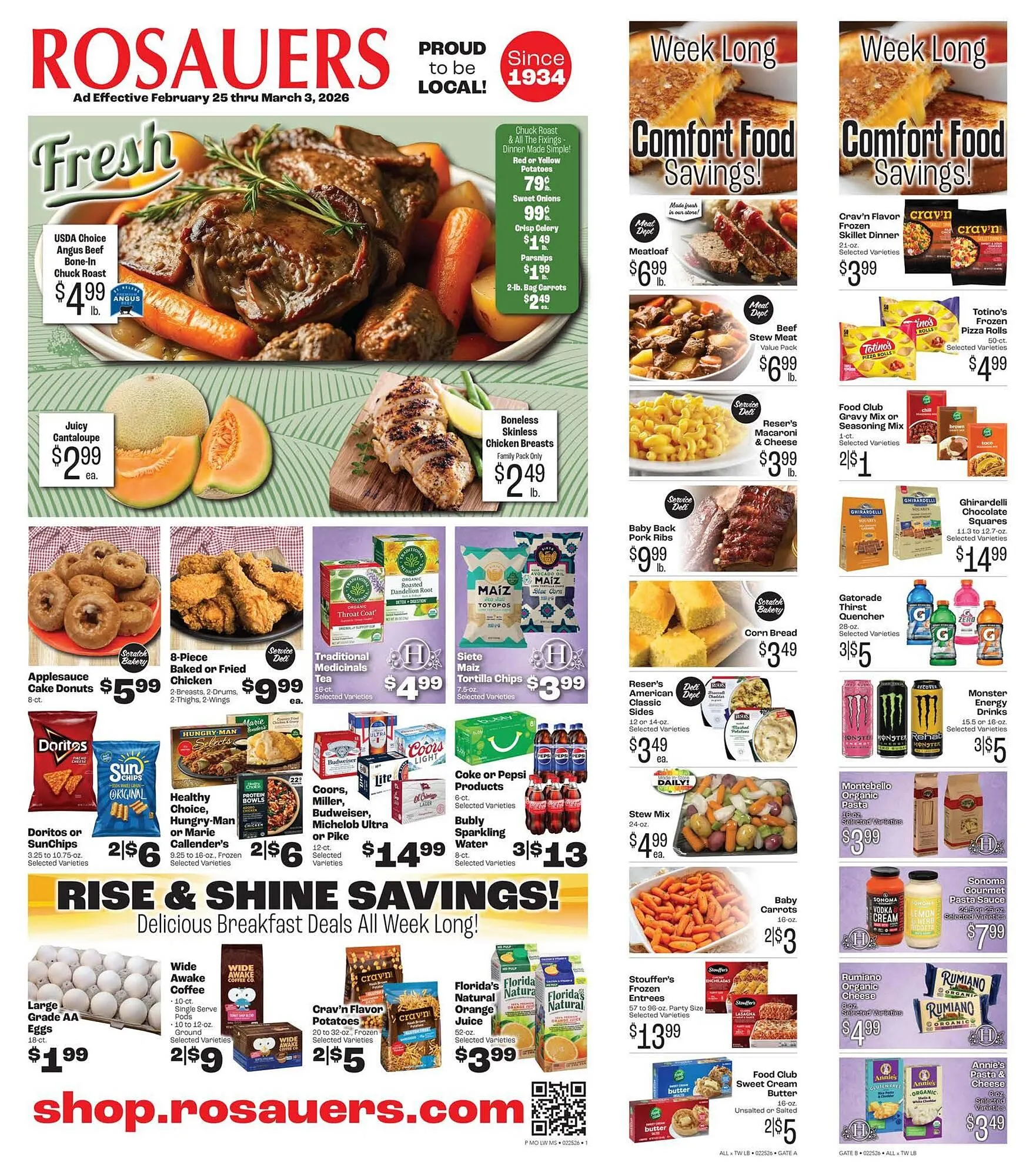 Weekly ad Rosauers weekly ad from February 25 to March 3 2026 - Page 1