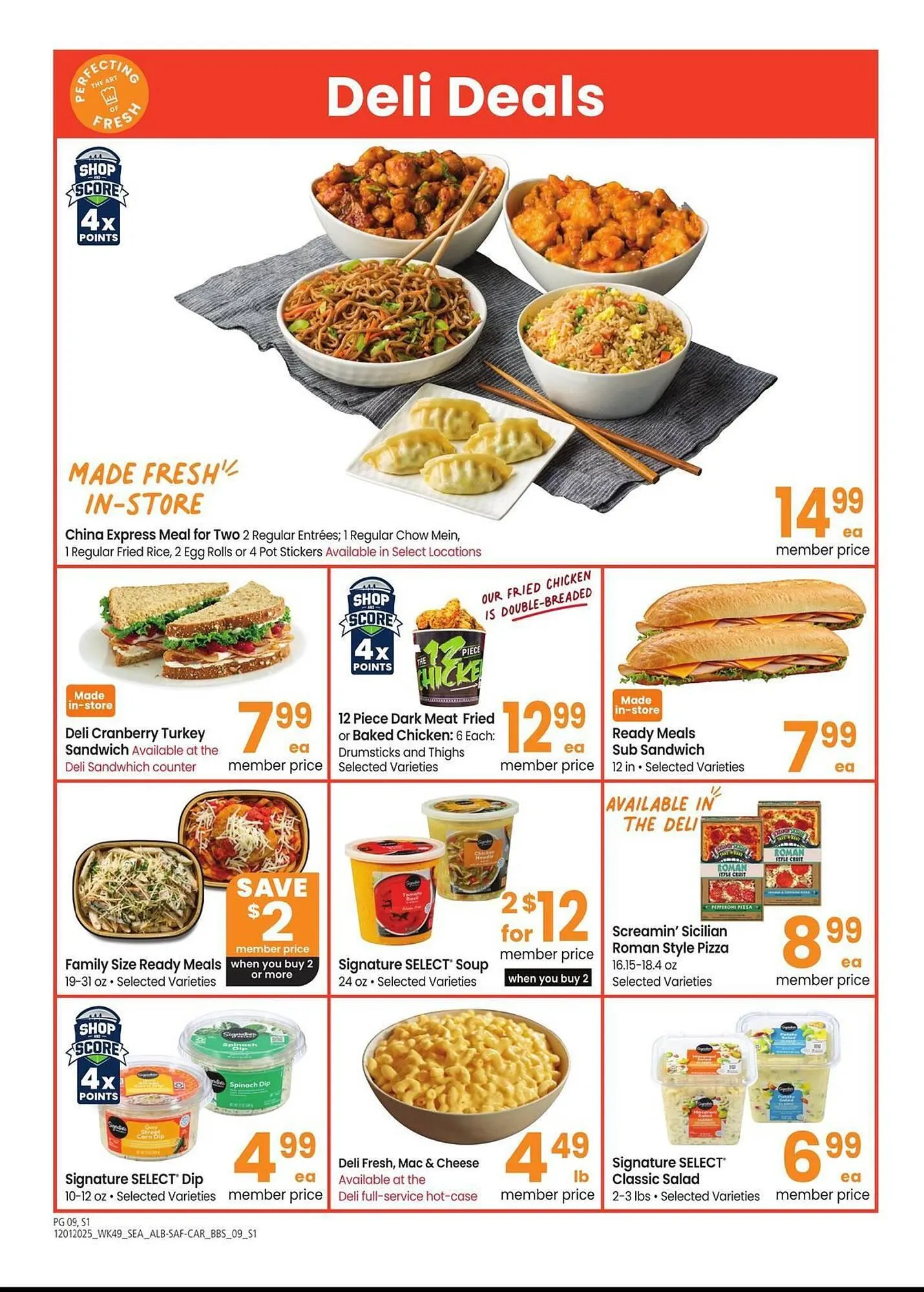 Weekly promotion Albertsons weekly ad spanning from December 1 to December 28 2025 - Page 9 for Catalogue 365