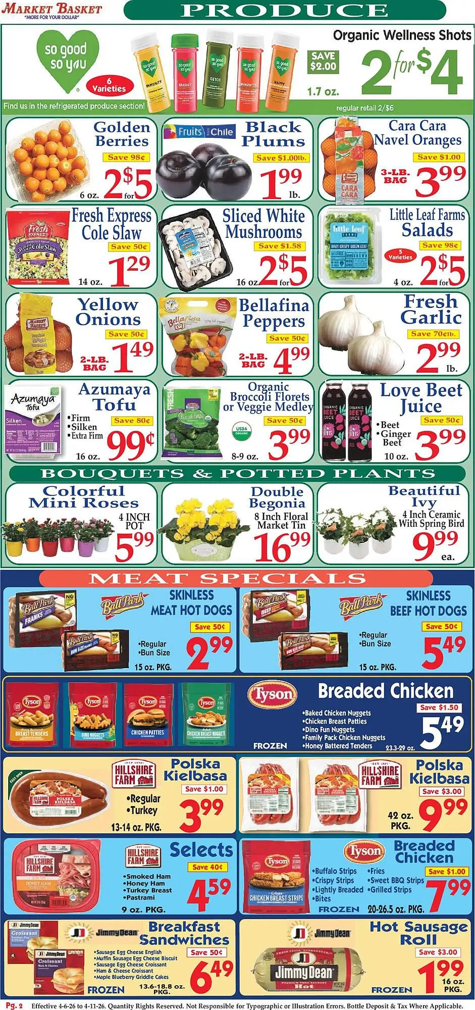 Weekly ad Market Basket weekly ad from April 6 to April 11 2026 - Page 2