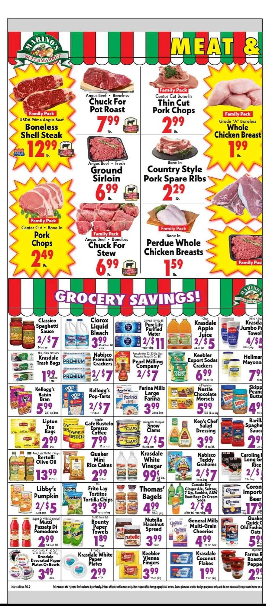 Weekly ad Marino's Supermarket weekly ad from October 31 to November 6 2025 - Page 2