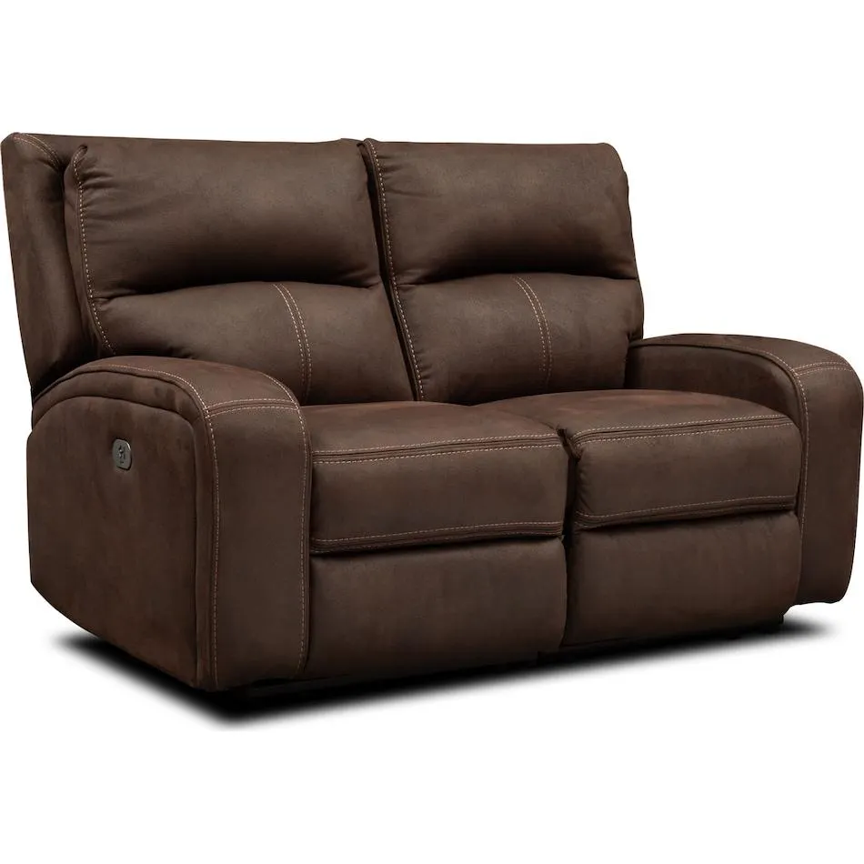 Burke Dual-Power Reclining Loveseat