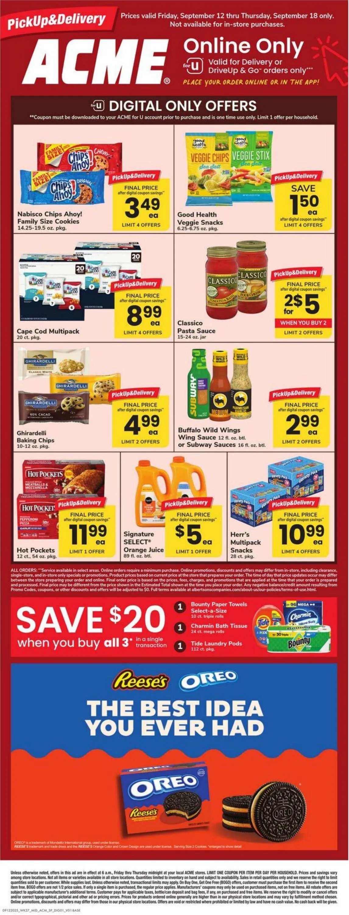 Weekly ad Acme Current weekly ad from September 12 to September 18 2025 - Page 1