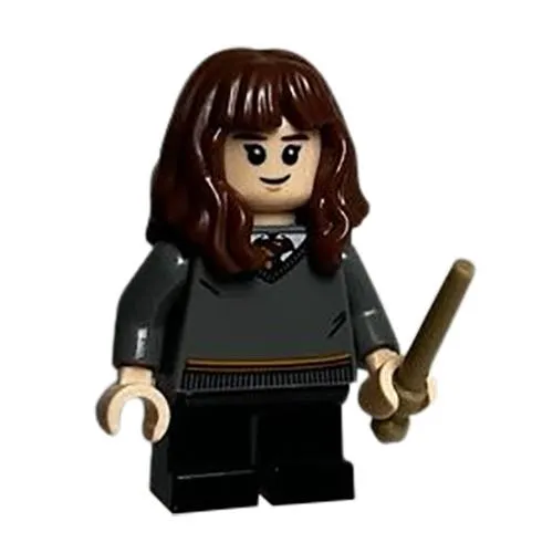 LEGO Minifigure - Harry Potter - HERMIONE GRANGER w/ Wand (Short Legs)