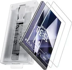 X-it for Galaxy S24 Ultra Screen Protector HD Clear [Auto Alignment & Dust Removal],Bubble-Free & Self-Healing,[100% Fingerprint Unlock] Easy Installation Full Coverage [Non-Glass] 2 Packs