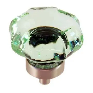 Restorers Classic Depression Green Glass 1 1/2 Inch Knob