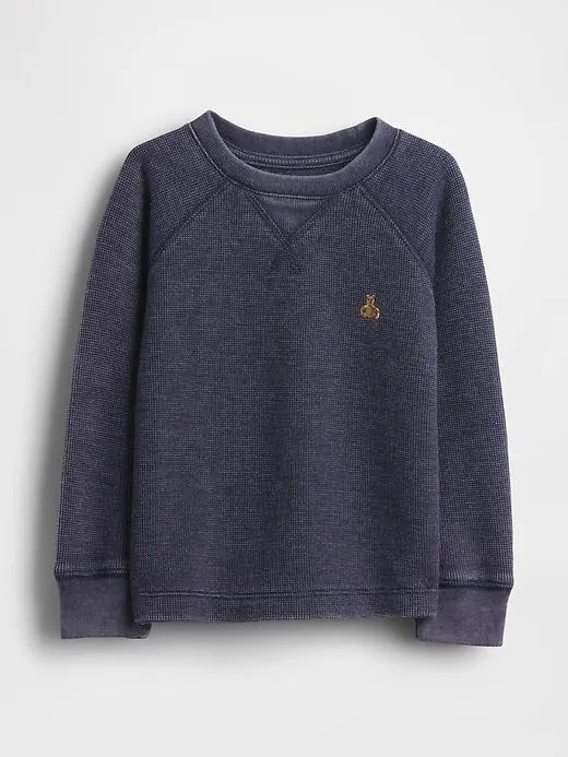 Baby & Toddler Textured Crewneck