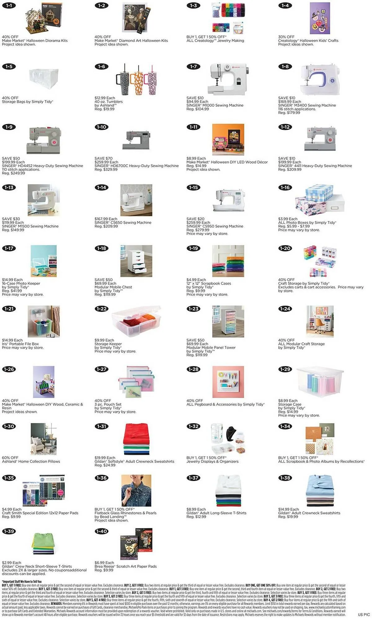 Weekly ad Michaels weekly ad from September 7 to September 11 2025 - Page 1