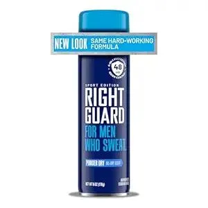 Right Guard Sport Antiperspirant & Deodorant Spray, 4-in-1 Protection Spray Deodorant For Men, Blocks Sweat, 48-Hour Odor Control, Powder Dry Scent, 6 oz.