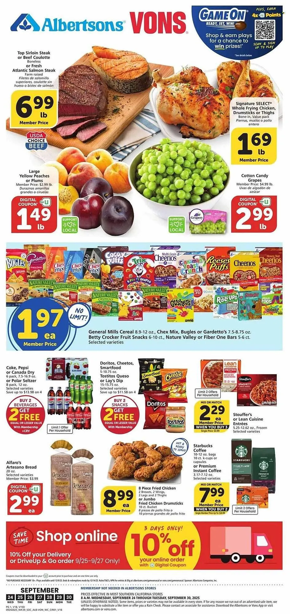 Weekly ad Albertsons weekly ad from September 24 to September 30 2025 - Page 1