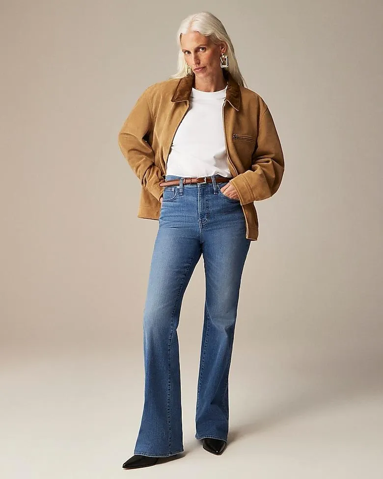 High-rise bootcut jean in 2003 super-stretch