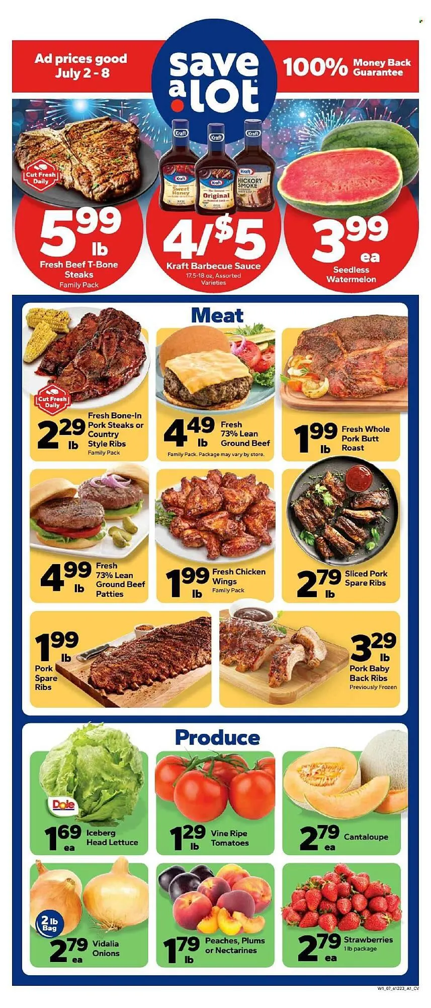Weekly ad Save a Lot Weekly Ad from July 2 to July 8 2025 - Page 1