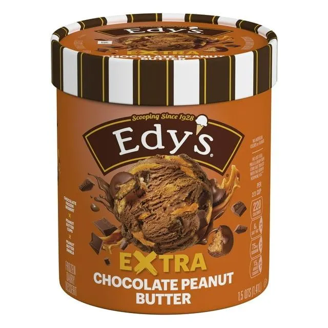 Edy’s/Dreyer’s Extra Chocolate Peanut Butter, 1.5 Qt