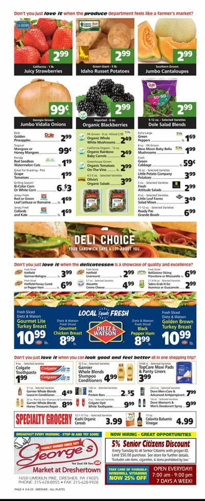 Weekly ad George's Market Weekly Ad from June 6 to June 12 2025 - Page 4