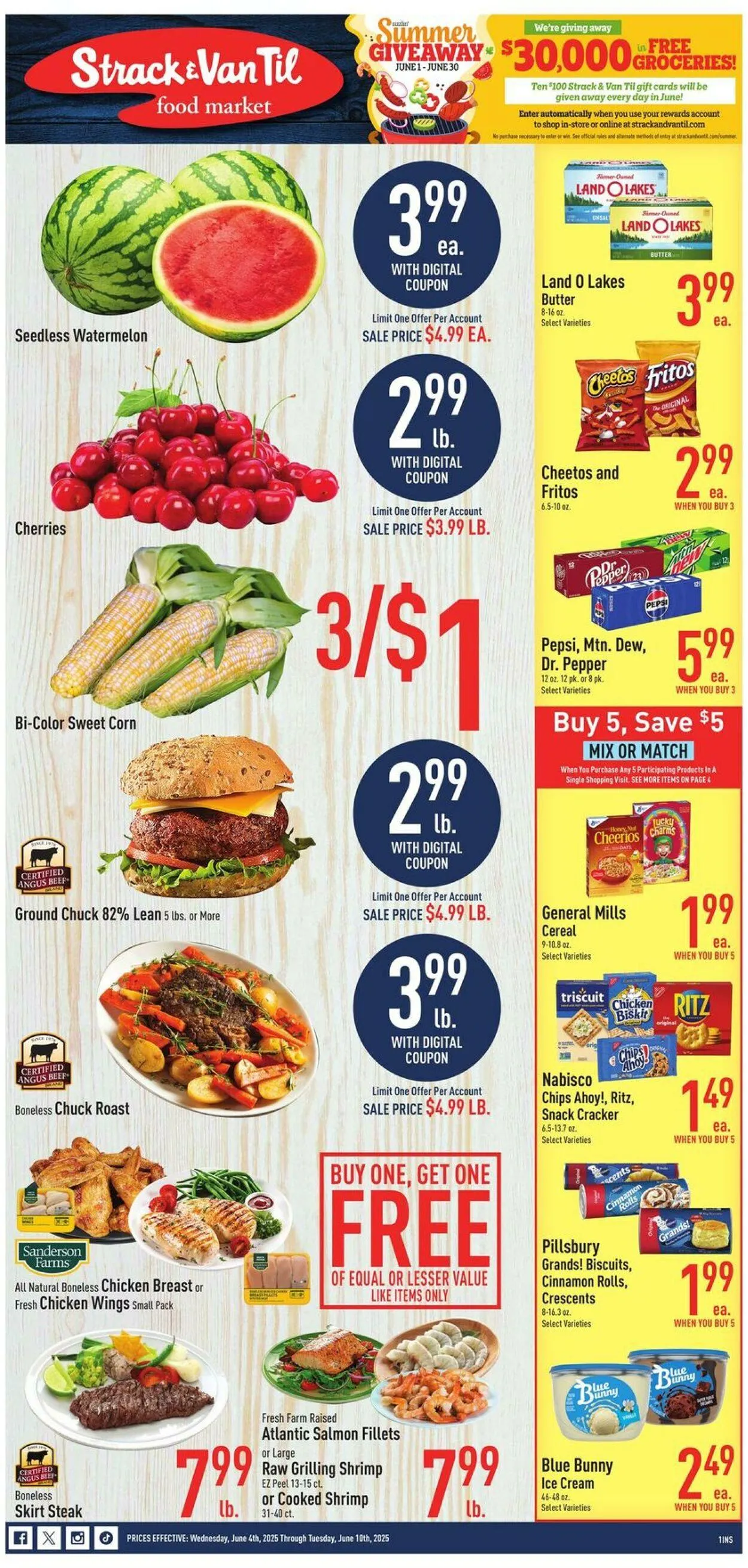 Weekly ad Strack & Van Til Current weekly ad from June 4 to June 10 2025 - Page 1