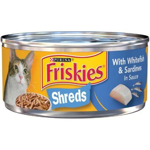 FRISKIES SAVORY SHRED CAT FOOD WHITE
