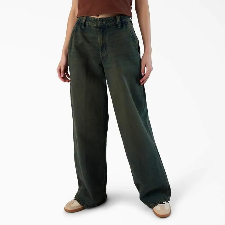 Women’s Loose Fit Denim Carpenter Jeans