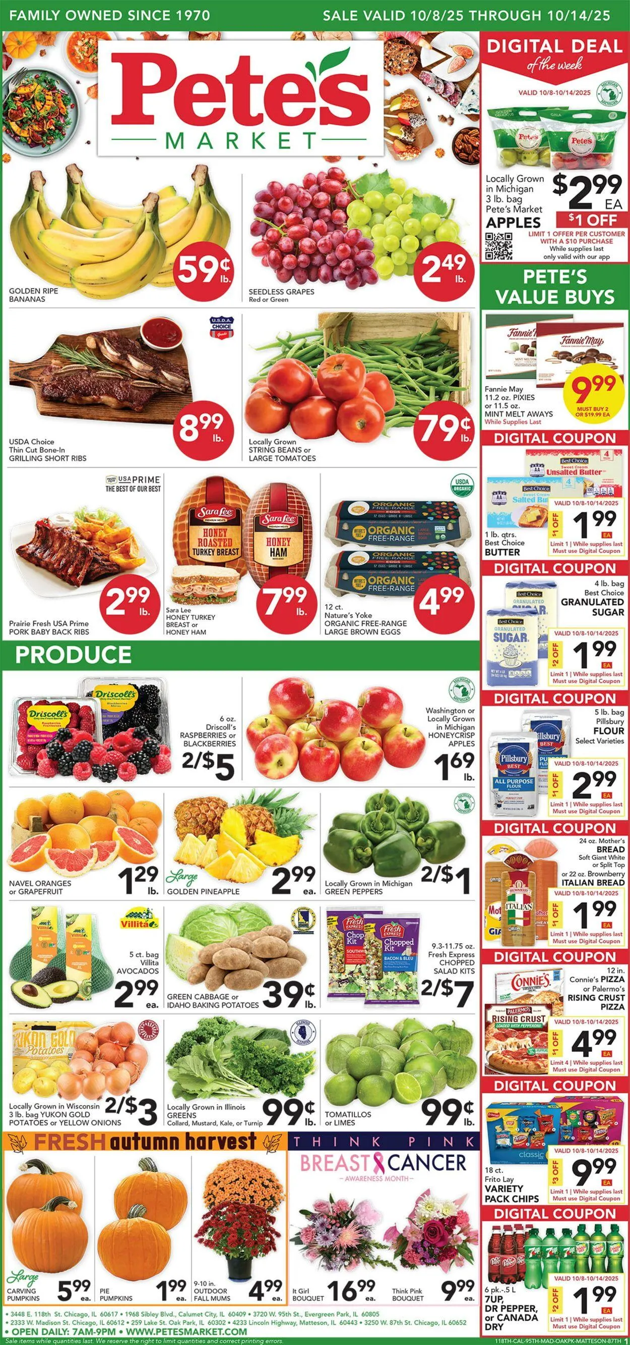 Weekly ad Pete's Fresh Market Current weekly ad from October 1 to October 7 2025 - Page 1