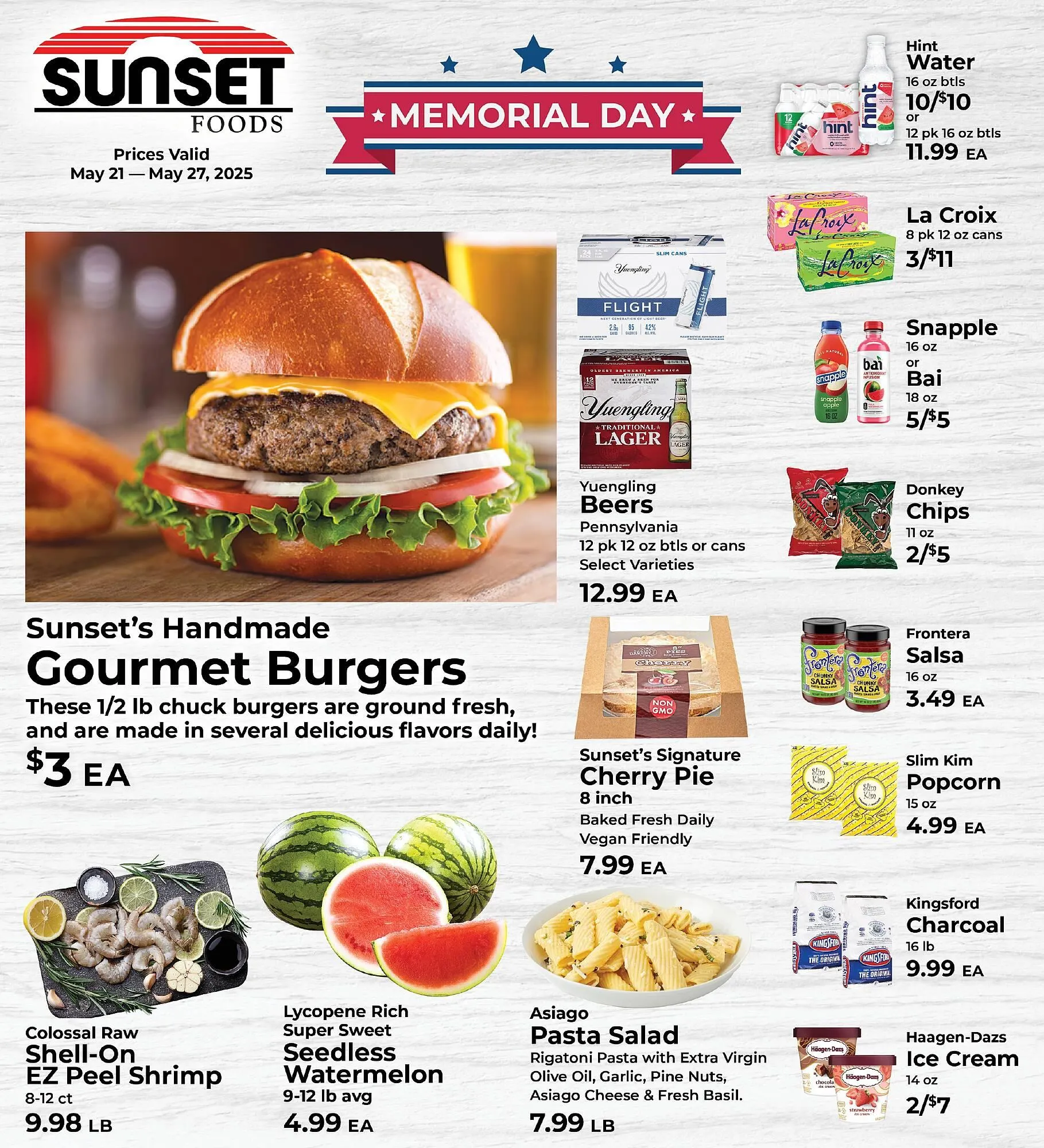 Weekly ad Sunset Foods Weekly Ad from May 21 to May 27 2025 - Page 1