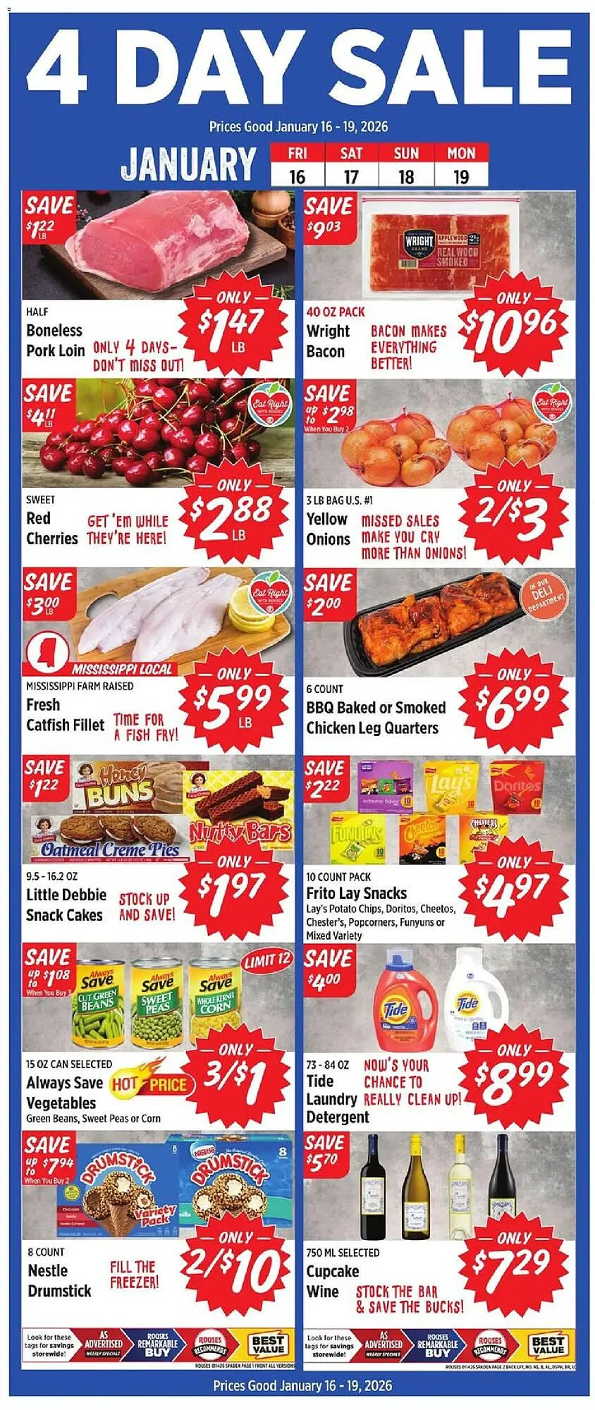 Weekly ad Rouses weekly ad from January 16 to January 19 2026 - Page 1