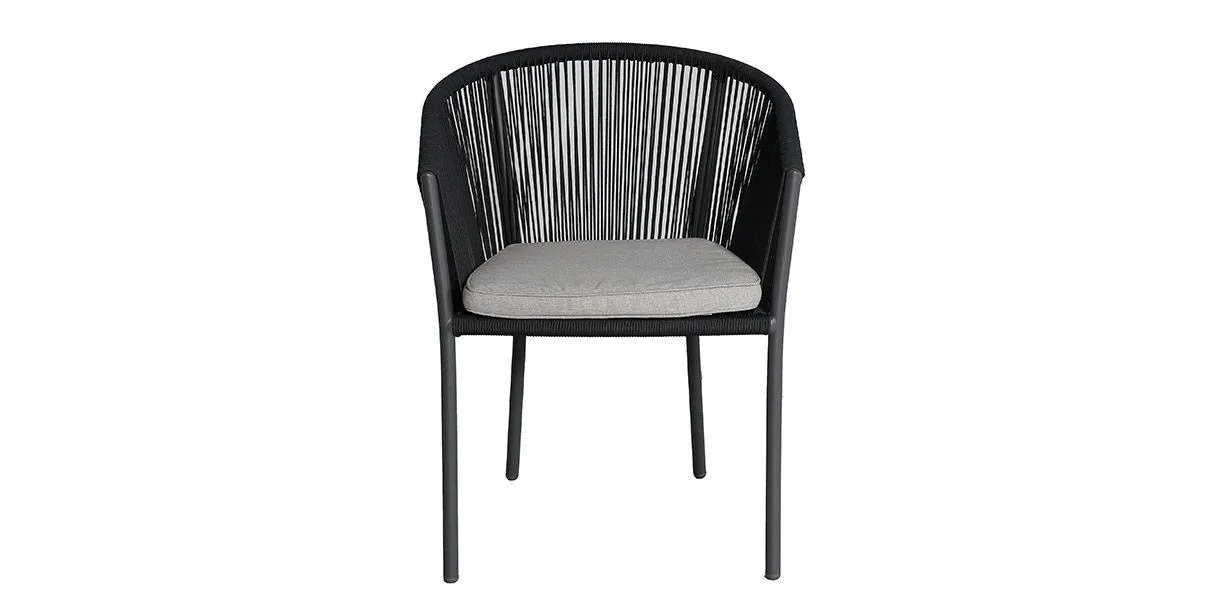 Pahani Outdoor Dining Chair Dark Gray