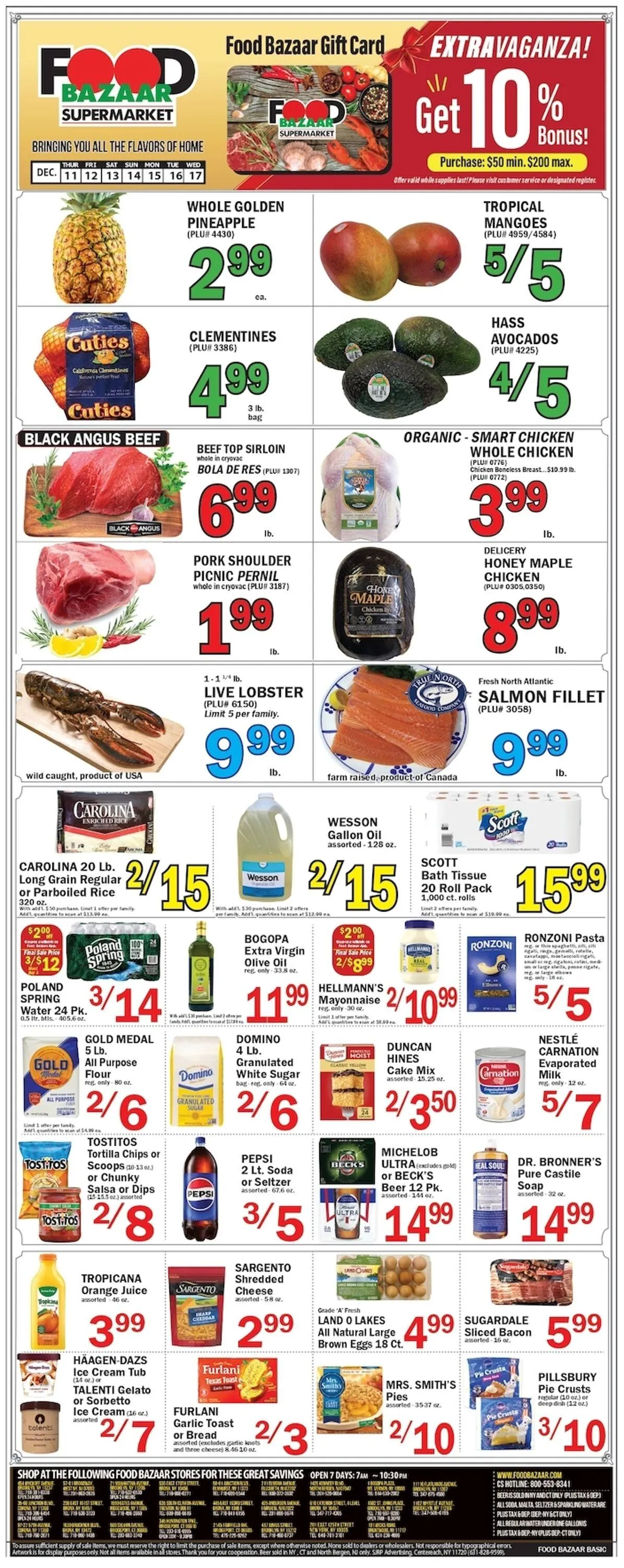 Weekly ad Food Bazaar Current weekly ad from December 11 to December 17 2025 - Page 1