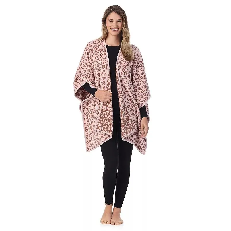 Women's Cuddl Duds® Cozy Plush Reversible Blanket Wrap